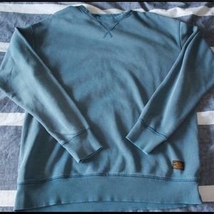 H&M blue faded wash sweater